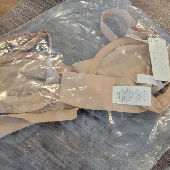 Aerie Smoothez Unlined Mesh Full Coverage Bra Size 36D Nude NWT! - Picture 8 of 10